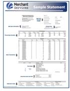 Sample FirstData Statement